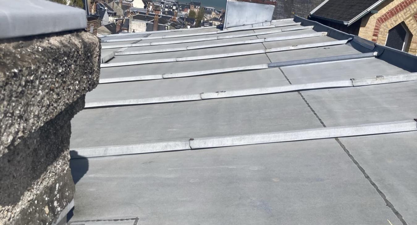Remplacement de toiture en zinc Villers sur Mer