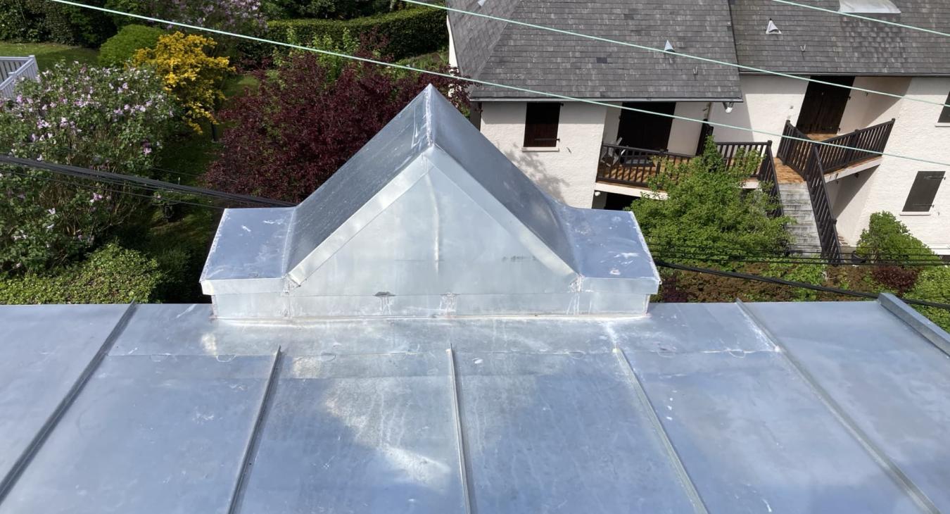 Remplacement de toiture en zinc Villers sur Mer