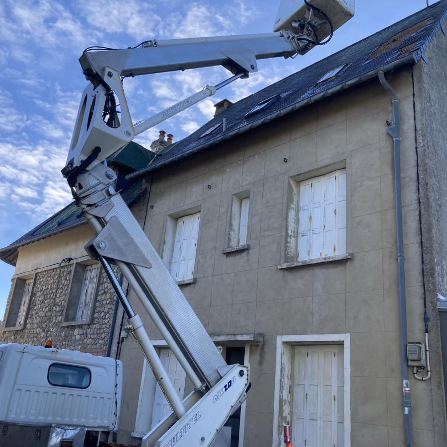 Bâchage de toiture Villerville